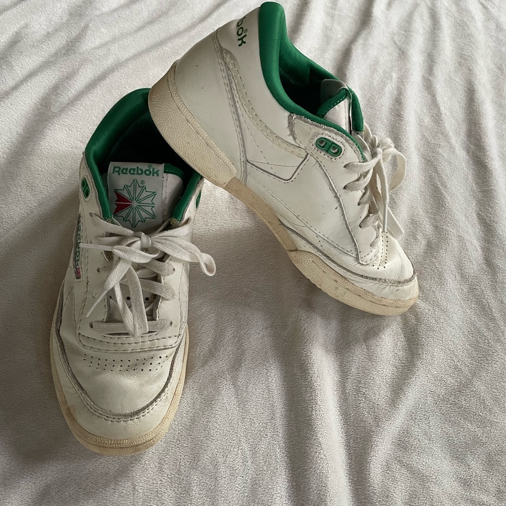Reebok club sneaker white and green